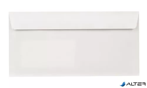 Boríték, LA4, szilikonos, bal ablakos, VICTORIA PAPER