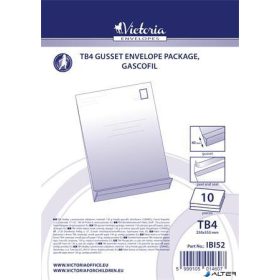   Redős-talpas tasak csomag, TB4, szilikonos, 40 mm talp, VICTORIA PAPER, barna gascofil