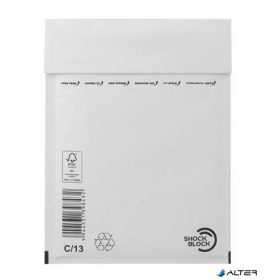   Légpárnás tasak, 170x225 mm külméret, 150x215 mm belméret, VICTORIA PAPER, "W3", fehér