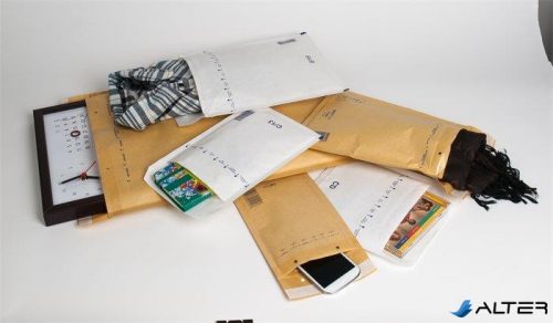 Légpárnás tasak, 320x455 mm külméret, 300x445 mm belméret, VICTORIA PAPER, 'W9', fehér