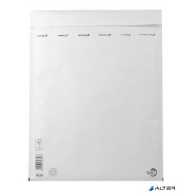   Légpárnás tasak, 370x480 mm külméret, 350x470 mm belméret, VICTORIA PAPER, "W10", fehér