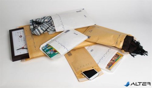 Légpárnás tasak, 370x480 mm külméret, 350x470 mm belméret, VICTORIA PAPER, "W10", barna