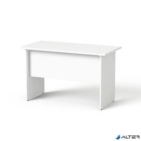 Íróasztal, laplábbal, 120x70 cm, MAYAH 'Freedom SV-19', fehér