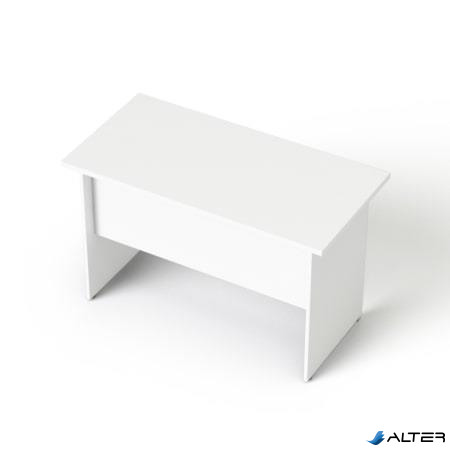 Íróasztal, laplábbal, 120x70 cm, MAYAH 'Freedom SV-19', fehér