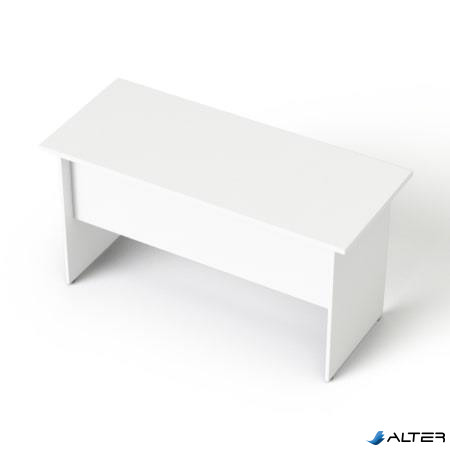 Íróasztal, laplábbal, 140x70 cm, MAYAH 'Freedom SV-20', fehér