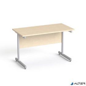   Íróasztal, szürke fémlábbal, 120x70 cm, MAYAH 'Freedom SV-25', juhar