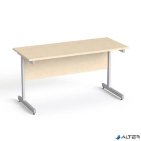   Íróasztal, szürke fémlábbal, 140x70 cm, MAYAH 'Freedom SV-26', juhar