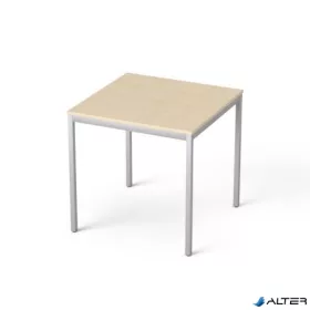   Általános asztal fémlábbal, 75x75 cm, MAYAH 'Freedom SV-37', juhar