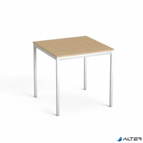   Általános asztal fémlábbal, 75x75 cm, MAYAH 'Freedom SV-37', kőris