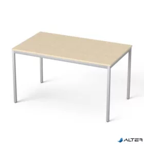   Általános asztal fémlábbal, 75x130 cm, MAYAH 'Freedom SV-38', juhar