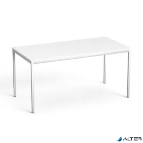   Általános asztal fémlábbal, 75x150 cm, MAYAH 'Freedom SV-39', fehér