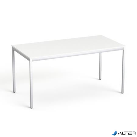 Általános asztal fémlábbal, 75x150 cm, MAYAH "Freedom SV-39", fehér