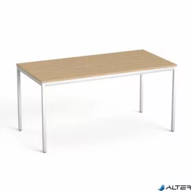   Általános asztal fémlábbal, 75x150 cm, MAYAH 'Freedom SV-39', kőris