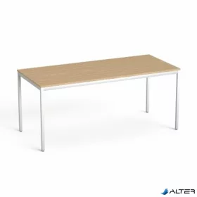   Általános asztal fémlábbal, 75x170 cm, MAYAH 'Freedom SV-40', kőris