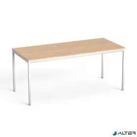   Általános asztal fémlábbal, 75x170 cm, MAYAH "Freedom SV-40",  tölgy