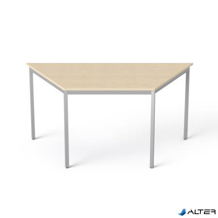 Általános asztal fémlábbal, trapéz alakú, 75x150/75 cm, MAYAH 'Freedom SV-41', juhar