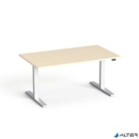   Állítható magasságú íróasztal, 140x80 cm, MAYAH 'Freedom SV-302', juhar