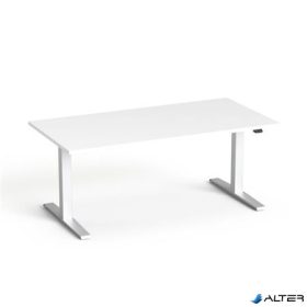   Állítható magasságú íróasztal, 160x80 cm, MAYAH "Freedom SV-303", fehér