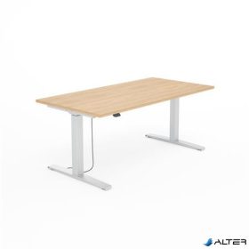   Állítható magasságú íróasztal, 160x80 cm, MAYAH "Freedom SV-303",  tölgy