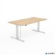 Állítható magasságú íróasztal, 160x80 cm, MAYAH "Freedom SV-303",  tölgy