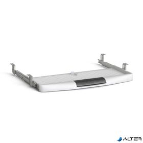   Billentyűzet tartó polc, asztal alá szerelhető, 55x40 cm műanyag, MAYAH "Freedom SV-61", fehér