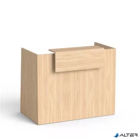   Recepciós asztal, 130x64,5 cm, MAYAH "Freedom SV-91",  tölgy