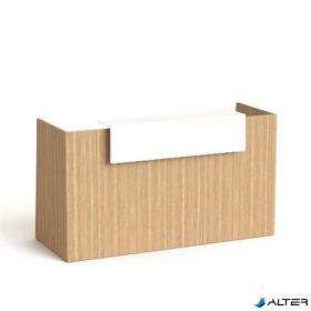   Recepciós asztal, 190x64,5 cm, MAYAH "Freedom SV-92", kőris
