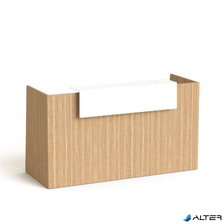 Recepciós asztal, 190x64,5 cm, MAYAH "Freedom SV-92", kőris