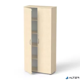   Szekrény, 5 rendező magas, kétajtós, polcokkal, MAYAH 'Freedom SV-01', juhar
