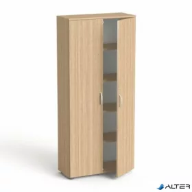   Szekrény, 5 rendező magas, kétajtós, polcokkal, MAYAH 'Freedom SV-01', kőris