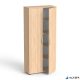 Szekrény, 5 rendező magas, kétajtós, polcokkal, MAYAH 'Freedom SV-01',  tölgy