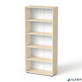   Szekrény, 5 rendező magas, nyitott, polcos, MAYAH 'Freedom SV-02', juhar