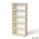Szekrény, 5 rendező magas, nyitott, polcos, MAYAH 'Freedom SV-02', juhar