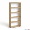 Szekrény, 5 rendező magas, nyitott, polcos, MAYAH "Freedom SV-02", kőris