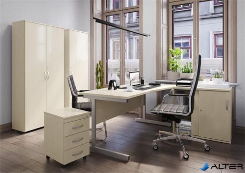 Szekrény, 5 rendező magas, ruhás, keskeny, MAYAH 'Freedom SV-05', juhar