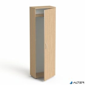   Szekrény, 5 rendező magas, ruhás, keskeny, MAYAH 'Freedom SV-05', kőris