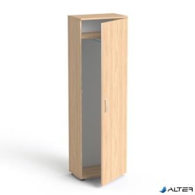   Szekrény, 5 rendező magas, ruhás, keskeny, MAYAH 'Freedom SV-05',  tölgy