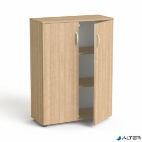   Szekrény, 3 rendező magas, kétajtós, polcokkal, MAYAH 'Freedom SV-06', kőris