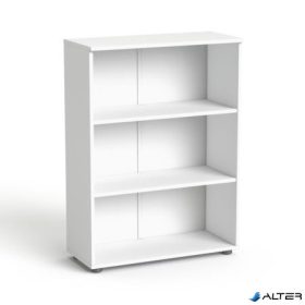   Szekrény, 3 rendező magas, nyitott, polcokkal, MAYAH 'Freedom SV-07', fehér