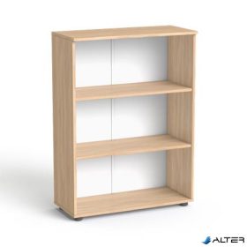   Szekrény, 3 rendező magas, nyitott, polcokkal, MAYAH 'Freedom SV-07',  tölgy