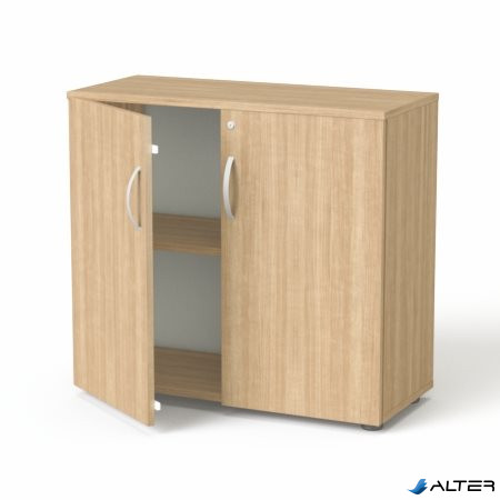 Szekrény, 2 rendező magas, kétajtós, polcokkal, MAYAH 'Freedom SV-10', kőris