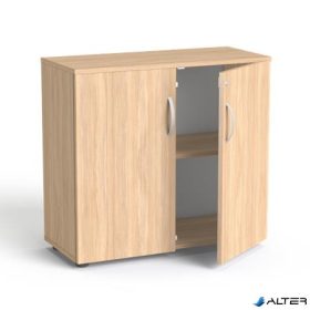   Szekrény, 2 rendező magas, kétajtós, polcokkal, MAYAH 'Freedom SV-10',  tölgy