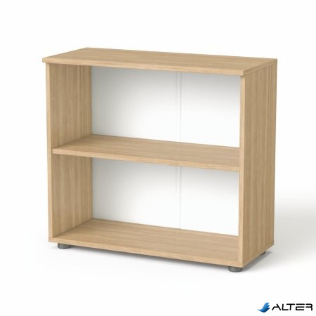 Szekrény, 2 rendező magas, nyitott, polcokkal, MAYAH 'Freedom SV-11', kőris