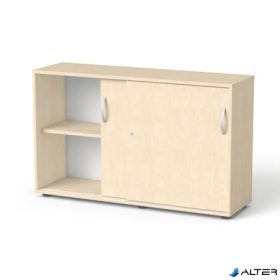   Szekrény, 2 rendező magas, tolóajtós, polcos, MAYAH 'Freedom SV-12', juhar