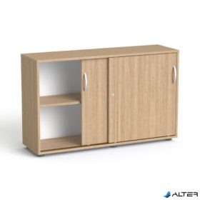   Szekrény, 2 rendező magas, tolóajtós, polcos, MAYAH 'Freedom SV-12', kőris