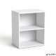 Szekrény, asztalmagas, nyitott, polcos, MAYAH 'Freedom SV-17', fehér