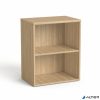 Szekrény, asztalmagas, nyitott, polcos, MAYAH 'Freedom SV-17', kőris