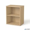 Szekrény, asztalmagas, nyitott, polcos, MAYAH 'Freedom SV-17', kőris