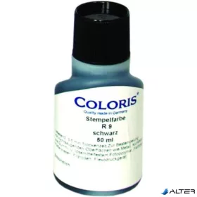   Bélyegzőfesték, 50 ml, ipari, univerzális, COLORIS "R9", fekete