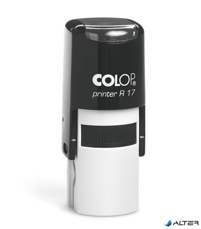 Bélyegző, kör, COLOP " Printer R 17", fekete párna